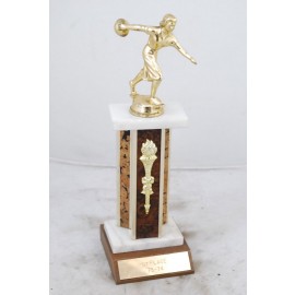 Vintage 1st Place 1973-74 Women's Bowling Trophy 