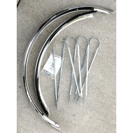 Chrome Balloon Bike Fenders 26in - By Wald For Sale Online