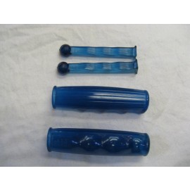 Metalplast Handle Bar Grips & Lever Covers Blue