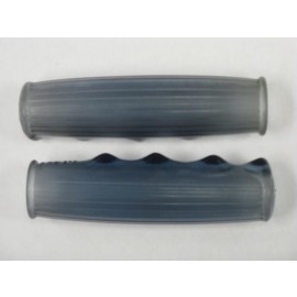Metalplast Handle Bar Grips in Ice-Blue NOS