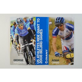 Giant Bicycles George Hincapie Adam Craig Beijing Olympics poster