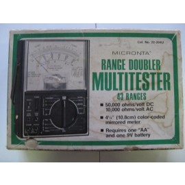 Vintage Micronta 43 Range Doubler Multitester 