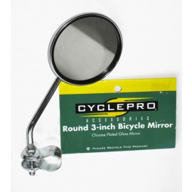 Round 3-Inch Bicycle Mirror - By CyclePro For Sale Online