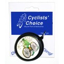 “First Safety Bicycle” Bell (Black) - By Cyclists’ Choice