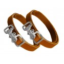 Brooks Leather Toe Straps - Honey