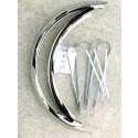 Chrome Balloon Bike Fenders 20" - By Wald