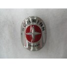 Schwinn Bicycle Head Badge round aluminum
