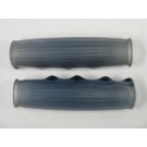 Metalplast Handle Bar Grips in Ice-Blue NOS