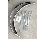 Chrome Balloon Bike Fenders 26in - By Wald For Sale Online