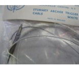 Sturmey Archer 54" 3 speed Trigger cable white NOS