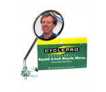 Round 3-Inch Bicycle Mirror - By CyclePro For Sale Online
