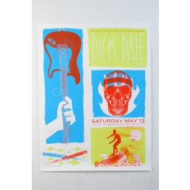 Dick Dale w/ The Waterdogs May 12 Concert Promo Poster 