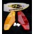 Retro Red/Amber Wheel Reflectors - By Sunlite