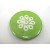 Trek Lime Green Button - chain flower