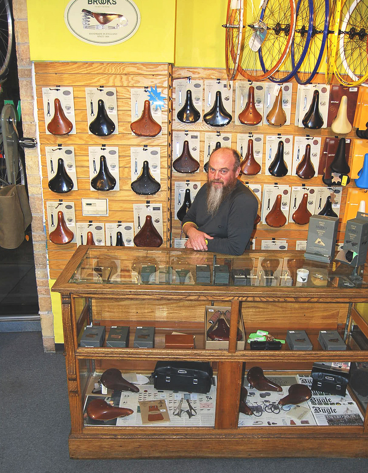 Brooks Display at 1124 Regent Street